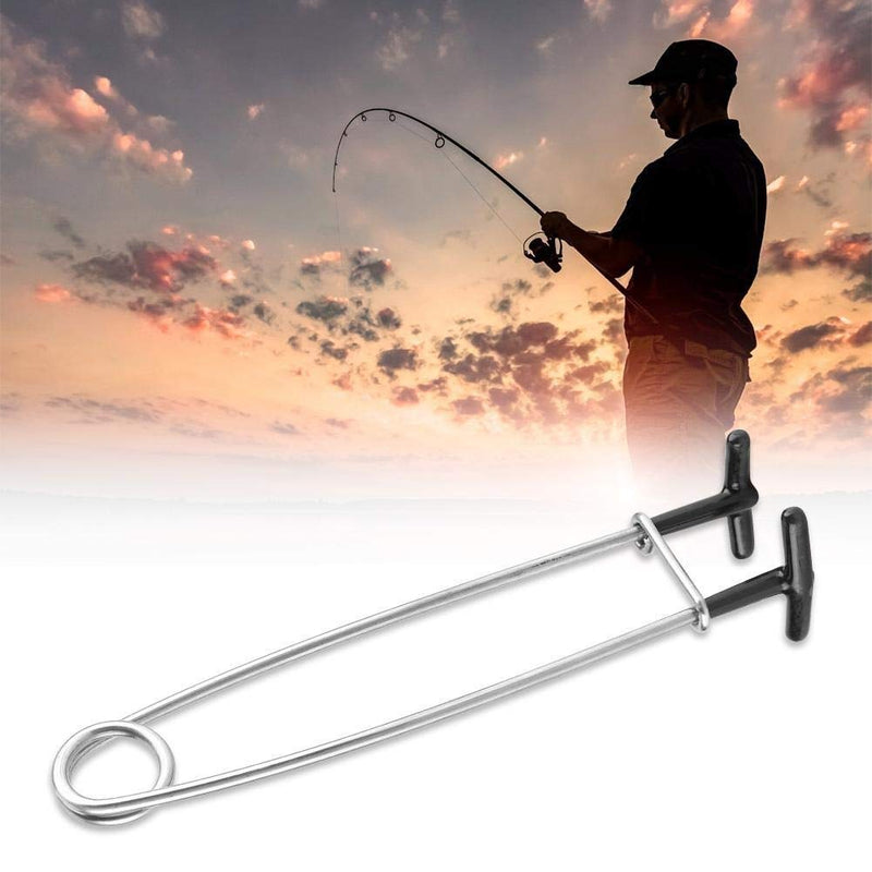 Fish Mouth Opener, MAGT Stainless Steel Fish Mouth Spreader Water Bottle Hanger Jaw Spreader Saltwater Fishing Accessory - BeesActive Australia