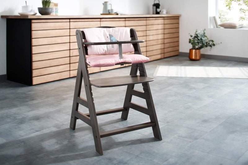 Hauck Alpha Highchair Pad Deluxe, Seat Cushion for Wooden Highchair Hauck Alpha+, Easy Fixing and Cleaning, Birdie - BeesActive Australia