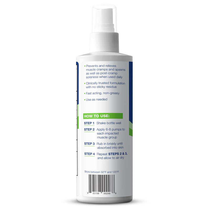 Theraworx Relief Fast-Acting Spray for Leg Cramps, Foot Cramps and Muscle Soreness, 7.1oz. - BeesActive Australia