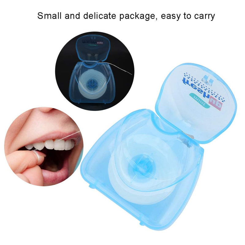 50m Micro-Wax Mint Flavor Dental Floss, High Tensile Ultra-Fine Straight Dental Floss, Soft Clean Teeth, Breaks Way Not Easily - BeesActive Australia