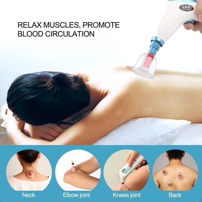 Vacuum Suction Cupping Kit, Cupping Therapy Set, Electric Vacuum Suction Cupping Kit Lymph Drainage Pain Relief Massage Cupping Set Health Care - BeesActive Australia