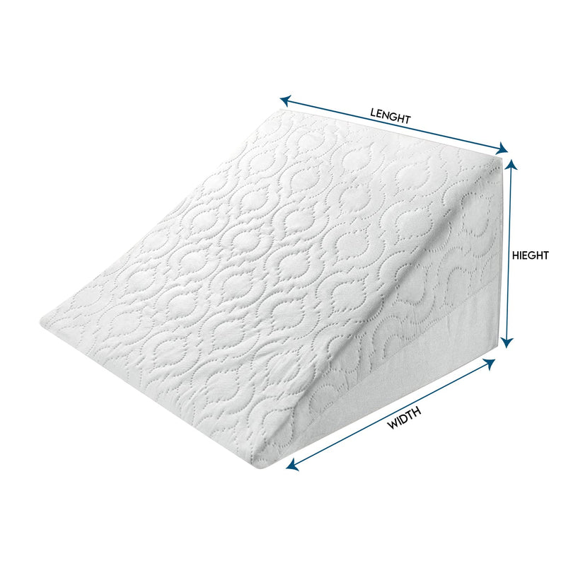 Pinkfairy® Wedge Pillow - Orthopedic Increase Blood Circulation Back Support Pillow for Acid Reflux & Back Pain Pressure Relief - Perfect for Relaxing, Sitting & Reading, (51cm x 46cm x 28cm) 51cm x 46cm x 28cm - BeesActive Australia