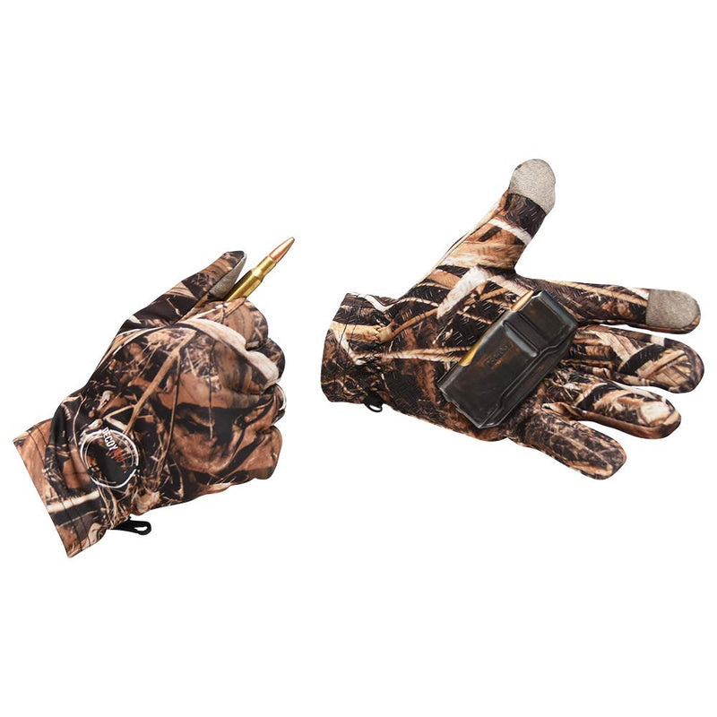 DecoyPro Touchscreen Hunting Gloves for Men - Camo Gloves for Bow & Deer Hunting with Textured Grip Palm & Soft Lining - Lightweight Touchscreen Gloves & Hunting Accessories – One Size Fits Most L-XL - BeesActive Australia