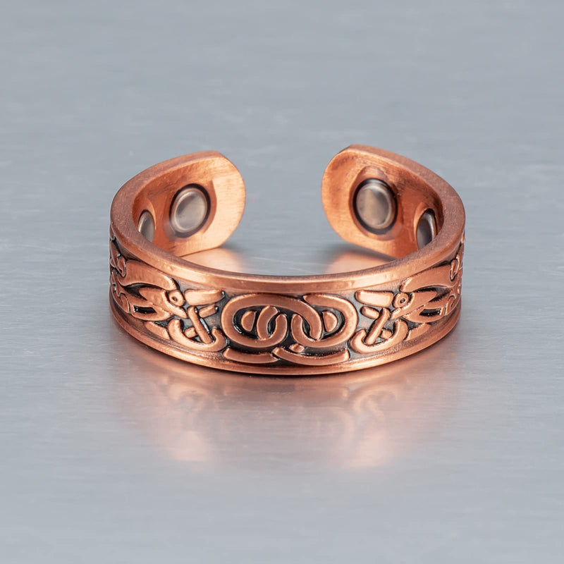 (CPR-0915) Pure Copper Magnetic Rings for Women, Magnetic Rings, Birthday Day Gift for Mom, Wife, Daughter, Women’s Day Gift - BeesActive Australia