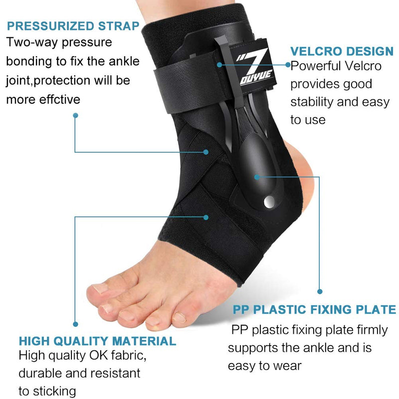 ZOUYUE Ankle Brace, Ankle Support Brace for Ankle Sprains, Ankle Braces for Men Women, Ankle Support Sprained Ankle Brace for Basketball Soccer Volleyball - L Large - BeesActive Australia