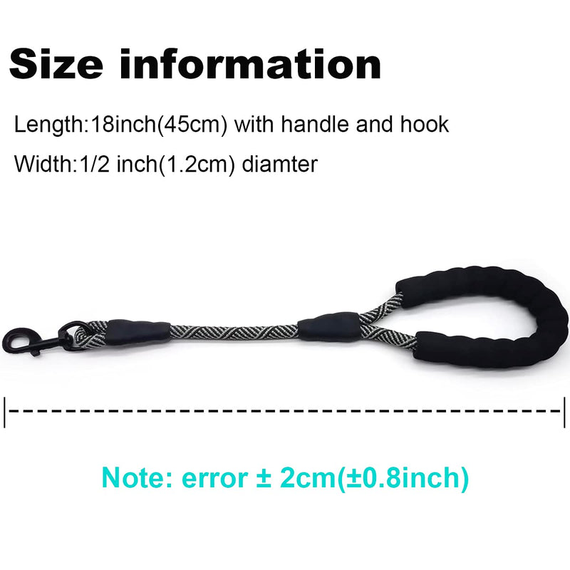 Mycicy Double Dog Leash Coupler+18inch Short Rope Dog Leash - BeesActive Australia
