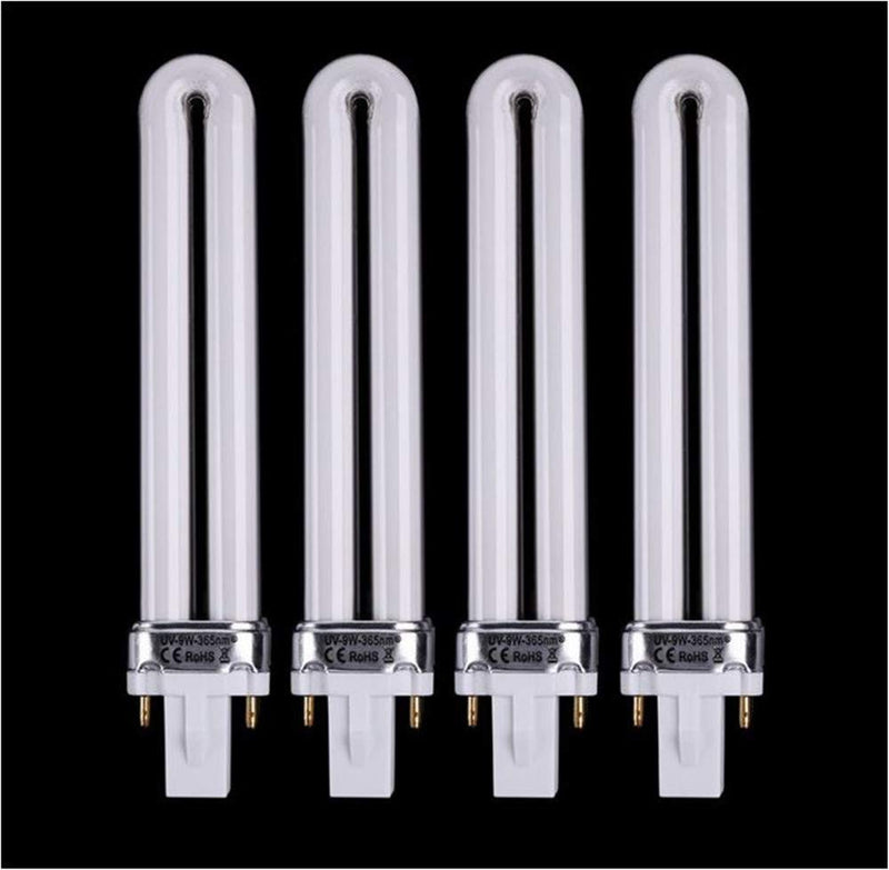 XICHEN 4 PCS/Set Light Bulbs Replacement 9W UV 365nm Lamp Bulb Tube for Nail Art Dryer UV Lamp Light - BeesActive Australia