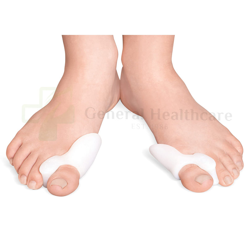 General Healthcare Bunion Gel Toe Corrector - Straightens Separates and protects (1 Pair / 2 Bunions) 1 Pack - BeesActive Australia