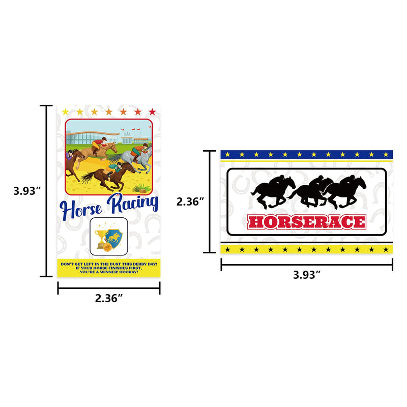 Kentucky Horse Derby Scratch Off Cards – Horse Racing Fortune Games Supplies Activity 44players - BeesActive Australia