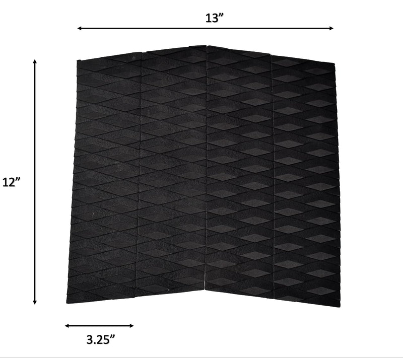 Shaka Pro EVA Surfboard Traction Pads (Front and Back) - 7 Adjustable Pieces with 3M Adhesive - Max Diamond Grip with Kicker and Arch Bar - Fits All Board Sizes - BeesActive Australia