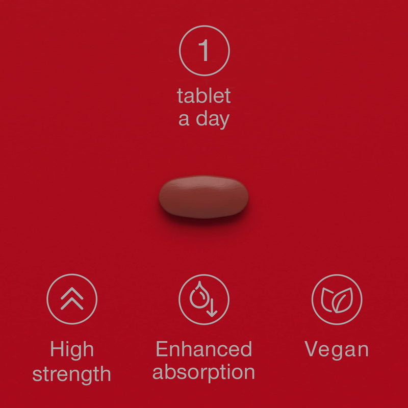 Gentle Iron Tablets 17mg - High Strength Iron Supplements for Women & Men with Vitamin C - Ferrous Iron Bisglycinate for High Absorption - 60 Vegan Tablets - Energy Tablets for Tiredness and Fatigue - BeesActive Australia