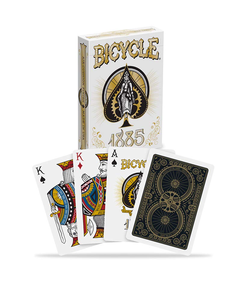 Bicycle 1885 Anniversary Playing Cards (packaging may vary) , White - BeesActive Australia