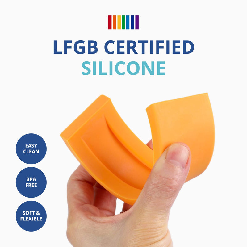 BLUE GINKGO Silicone Rainbow Stacker - Montessori Rainbow Nesting Puzzle | Kids and Toddler Stacking Toy | Stacking Rainbow Puzzle, Sensory Rainbow Toys - 6 Layers (Matte 6 Layer - BeesActive Australia