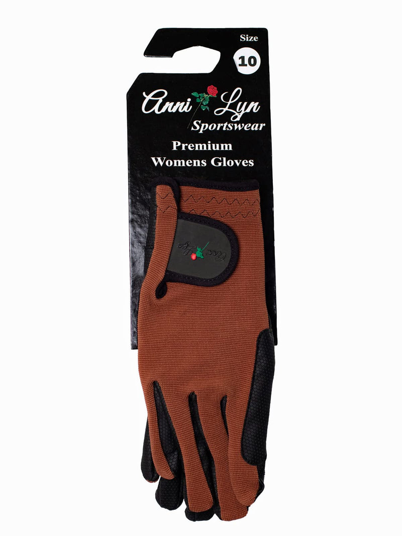 Anni Lyn Sportswear Women's Performance Glove Medium Brown - BeesActive Australia