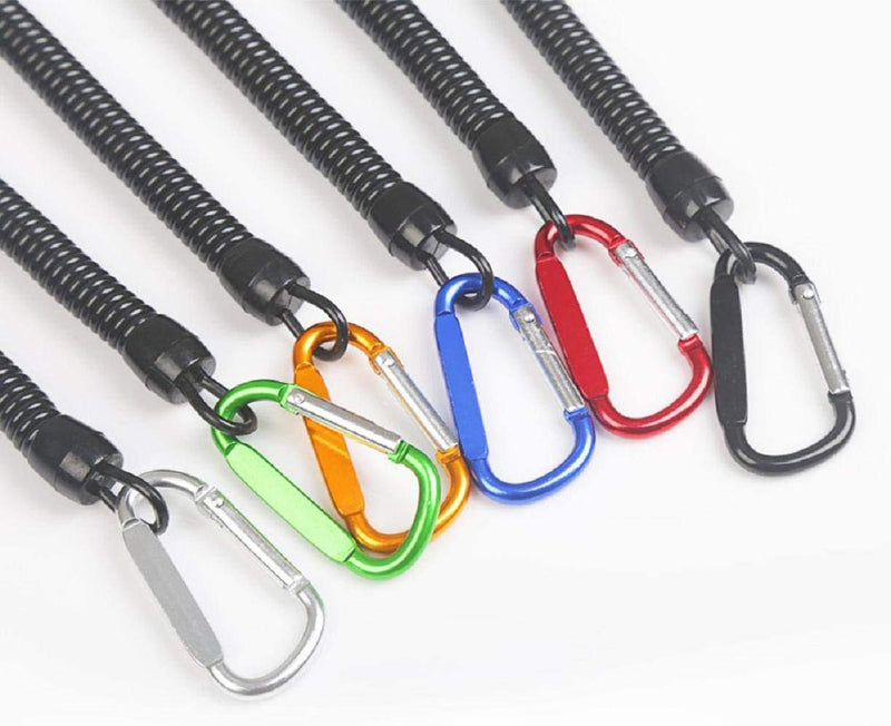 6pcs Pack Fishing Lanyards Boating Multicolor Fishing Ropes Secure Pliers Lip Grips Tackle Fish Tools(Color Ramdon) - BeesActive Australia