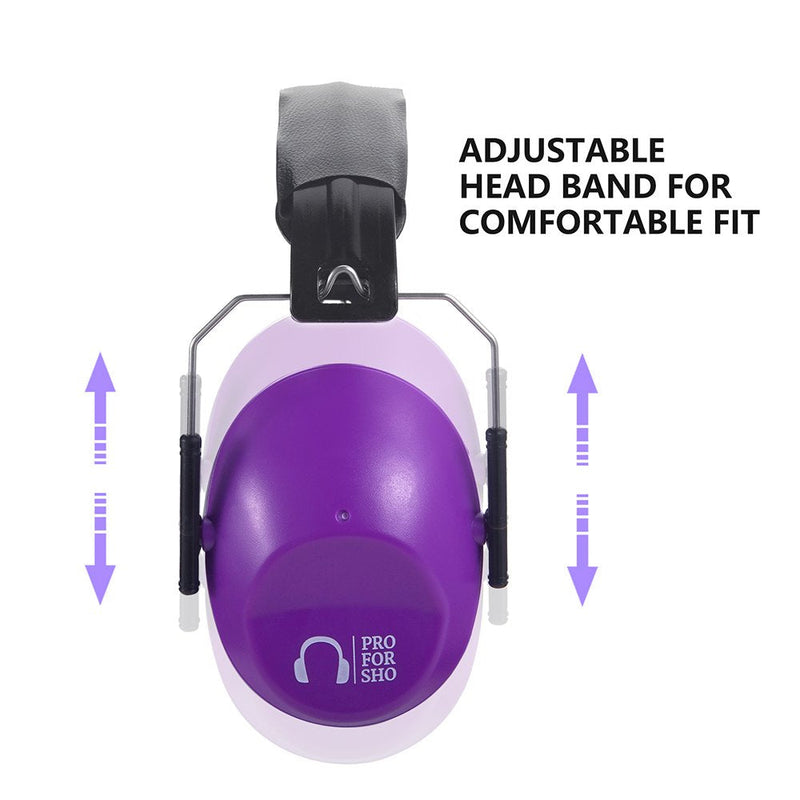 Pro For Sho 34dB Shooting Ear Protection - Special Designed Ear Muffs Lighter Weight & Maximum Hearing Protection Purple - BeesActive Australia