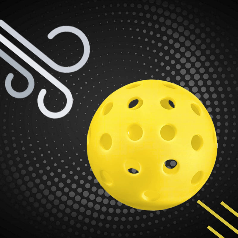 Vobab 16 Pack Outdoor Pickleballs Balls, Pickleballs Approved by USAPA for Sanctioned Tournament Play & Lightweight Pickleball Paddles Set: 2 Pickleball Rackets 8 Pickle Balls 1 Portable Bag 16 Pcs Pickleballs Balls - BeesActive Australia