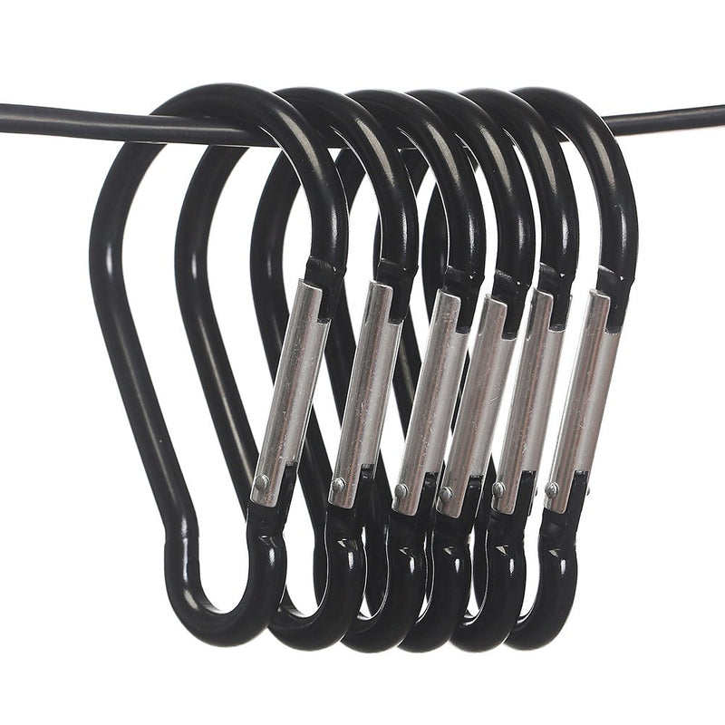 10PCS 4"/10cm Large Carabiner Clip,Strong Unlocking Caribeaner Keychain Pack for Backpack Hook, Light Duty Paracord Umbrella e Parachute para Cord AccessoriesRop - BeesActive Australia