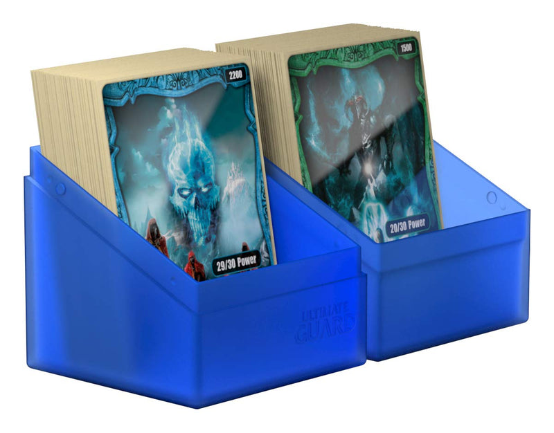 Ultimate Guard Boulder Deck Case 100+ Card Game, Sapphire, Large (UGD010691) - BeesActive Australia