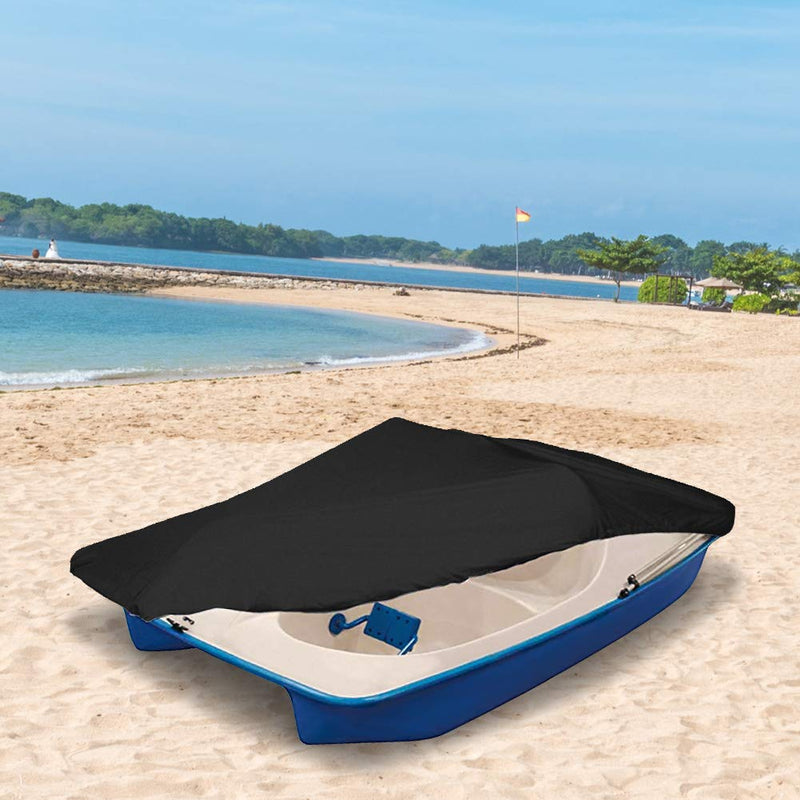 iCOVER Pedal Boat Cover, Fits 3 or 5 Person Pedal Boat Water Proof Heavy Duty Paddle Boat Cover, Black - BeesActive Australia