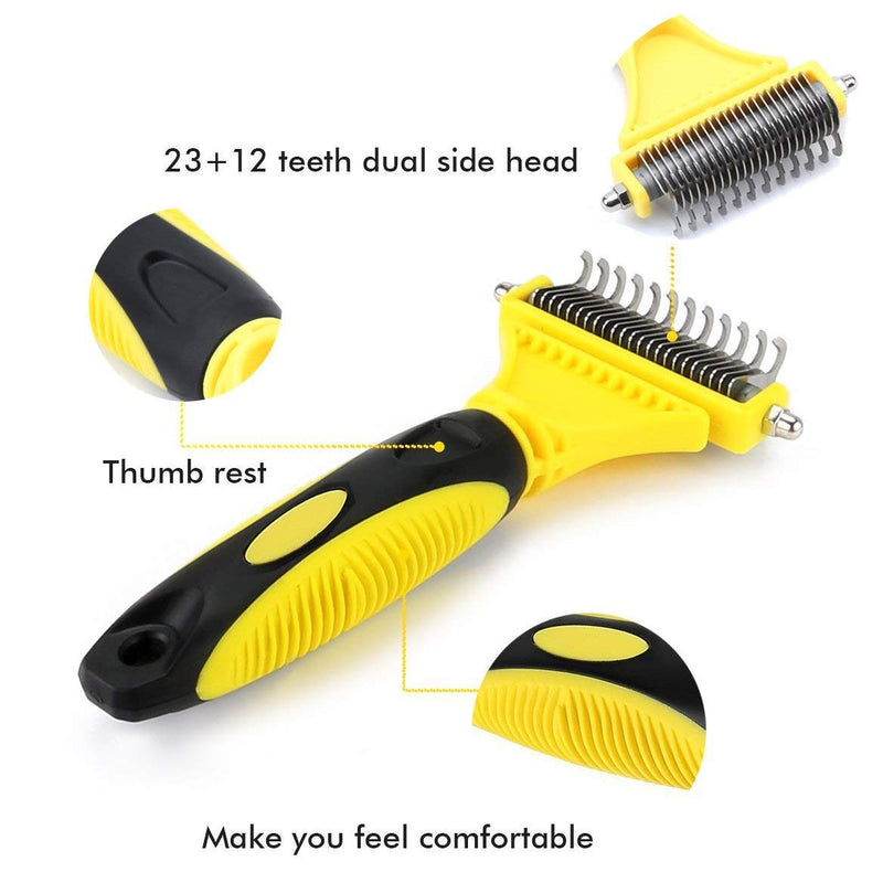 Deshedding Brush, grooming comb for dog and cats - BeesActive Australia