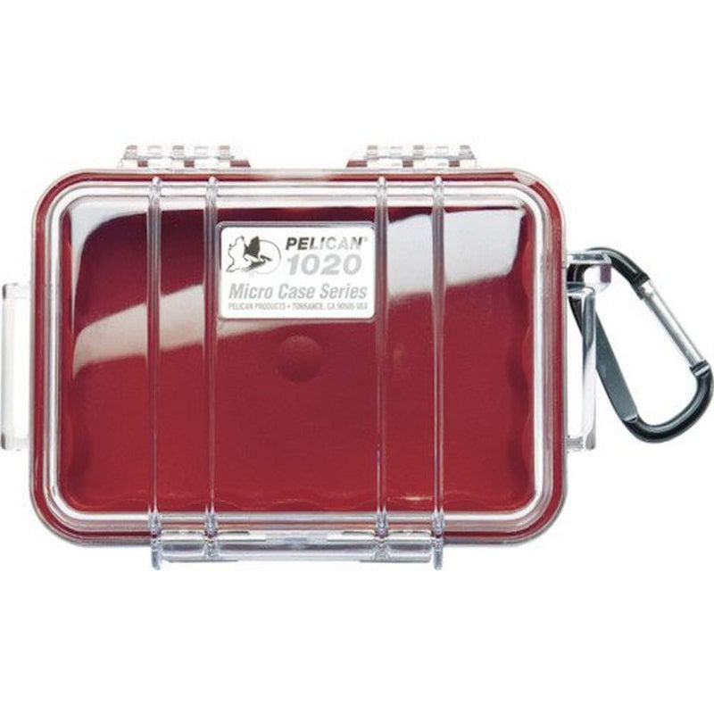 Pelican 1020 Micro Case (Red/Clear) & Pelican 1040 Micro Case (Black/Clear), Model:1040-025-100 Red/Clear Case + Case (Black/Clear) - BeesActive Australia