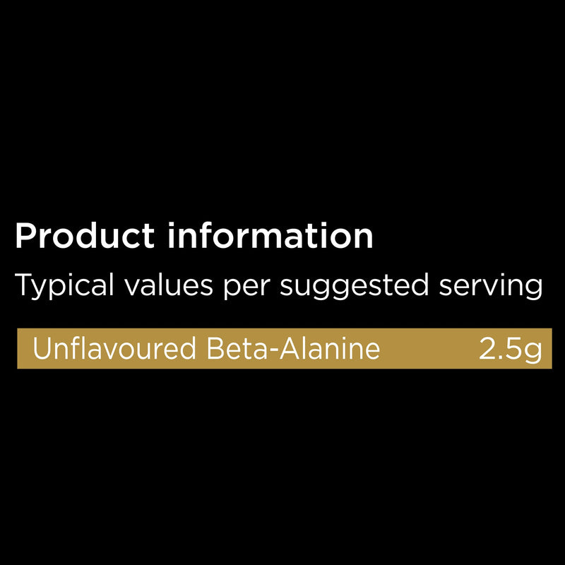 Healthspan Elite All Blacks Beta Alanine (250g) | Pre-Workout | Non Essential Amino Acid | Production of Carnosine | Unflavoured | Gluten Free | Vegan - BeesActive Australia