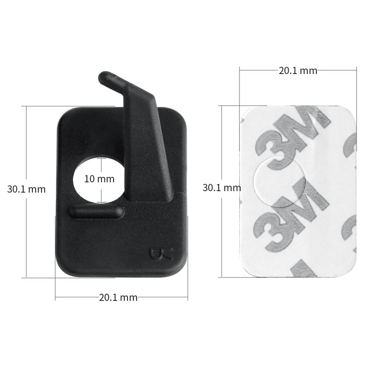 erduoduo 12pcs Plastic Archery Recurve Bow Arrow Rests ，Adhesive Back Archery Accessories Arrow Rest (Right Hand) - BeesActive Australia