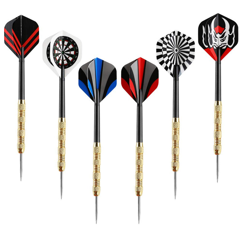 [AUSTRALIA] - Accmor Steel Tip Darts, Professional Metal Darts, Detachable Steel Darts, 18 pcs 