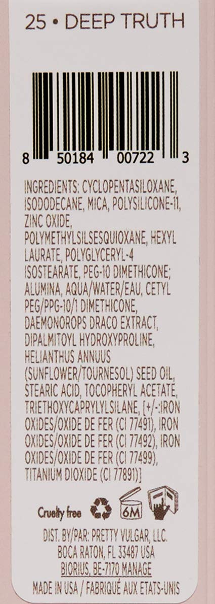 Pretty Vulgar - Bird's Nest Blurring Beauty Mousse, Clean & Cruelty-Free, Deep Truth (Deep) - BeesActive Australia
