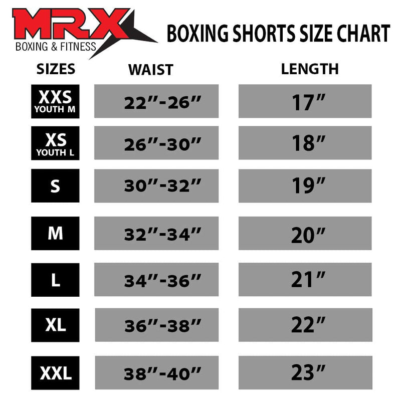 Men Boxing Shorts for Boxing Training Fitness Gym Cage Fight MMA Mauy Thai Kickboxing Trunks Clothing Medium Blue/White - BeesActive Australia