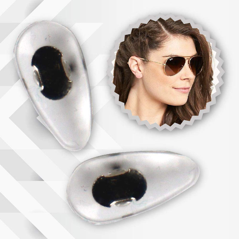 Nose Pads Replacement for Certain RB Aviator | Soft PVC | Silver Colour | 1 Pair | by Sports World Vision - BeesActive Australia
