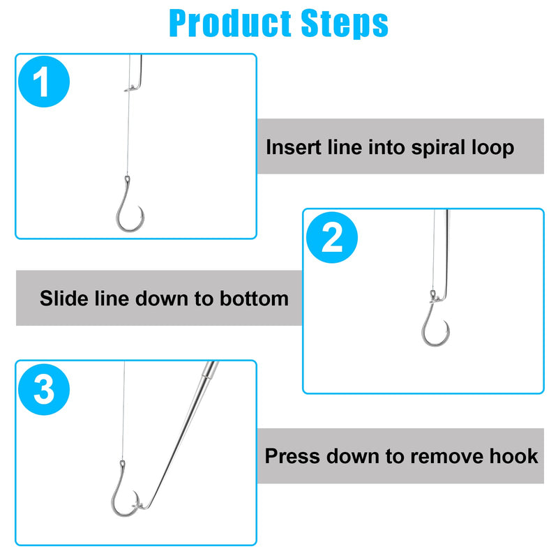 Fish Hook Remover, Boyistar 4PCS Fishing Hook Quick Removal Device, Security Extractor Fishhook Disconnect Removal Tool with Storage Tube for Fishing - BeesActive Australia