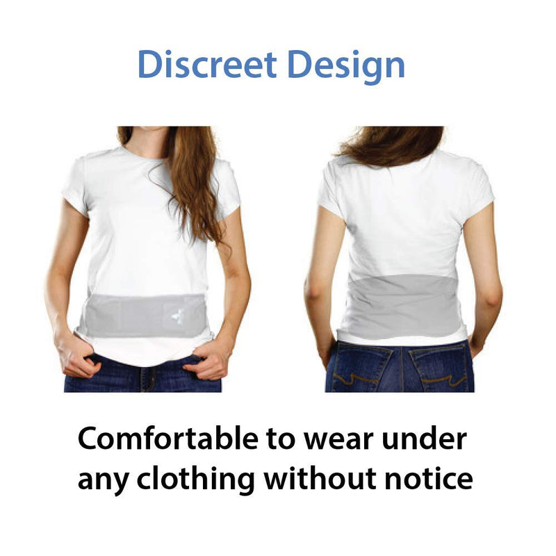 AllyFlex Sports® Lightweight Back Brace for Men & Women Under Uniform, Dual Medical 3D Lumbar Pads for Lower Back Pain Relief, Breathable Mesh with Adjustable Stapes for Back Stress - M Medium (Pack of 1) - BeesActive Australia