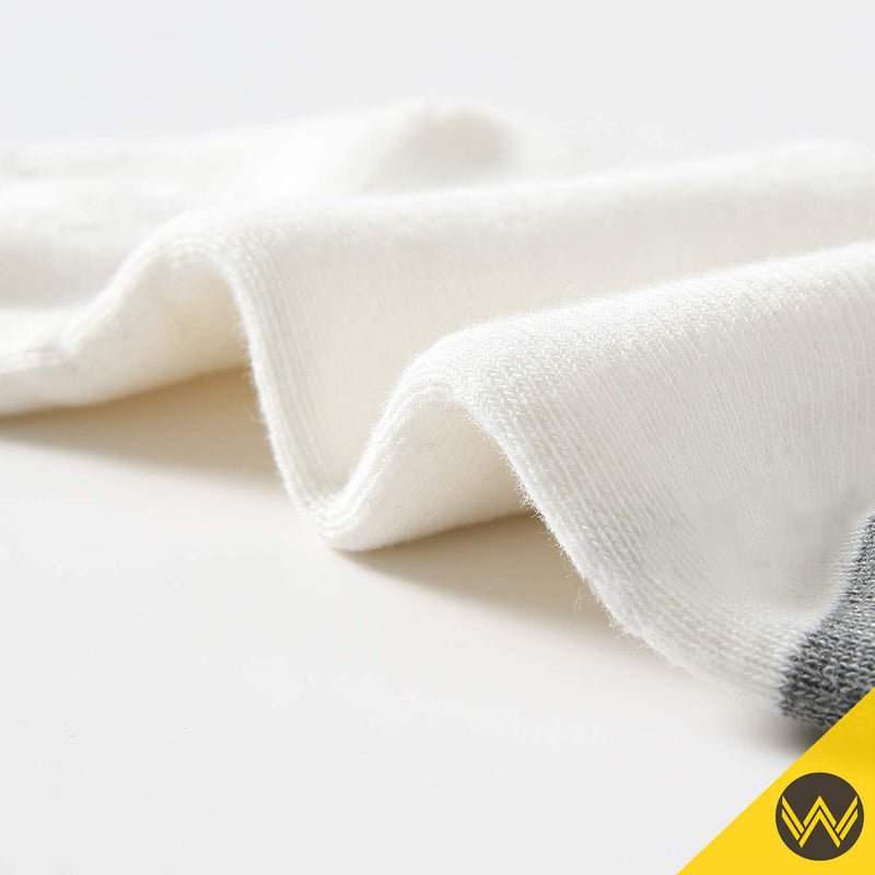 WANDER Men's Athletic Ankle Socks 3-8 Pairs Thick Cushion Running Socks for Men&Women Cotton Socks 7-9/9-12/12-15 8 Pair A-white 12-15 - BeesActive Australia