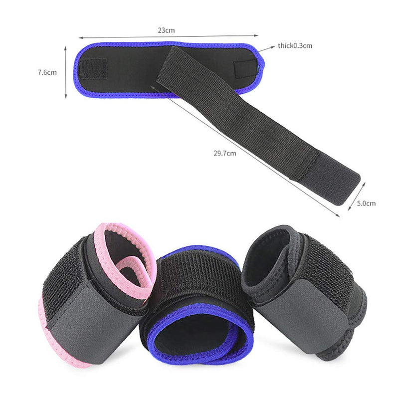 Wrist Brace Compression Wrist Strap Support Wrists forfor Men & Women, Youth & Elderly, Boys& Girls, One Size Adjustable, Sports Wristband (Pink) Pink - BeesActive Australia