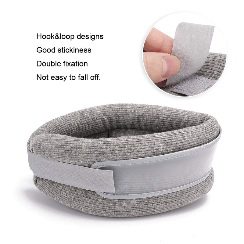 Neck Brace,Cervical Vertebra Traction Device Breathable Correction Neck Brace Fixing Strap Support(grey) Gray - BeesActive Australia