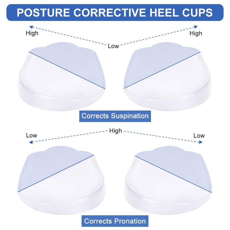 Women Men Shoes Insoles Heel Lift Insert Pad Cushion O/X Legs Correction Support Cups - BeesActive Australia