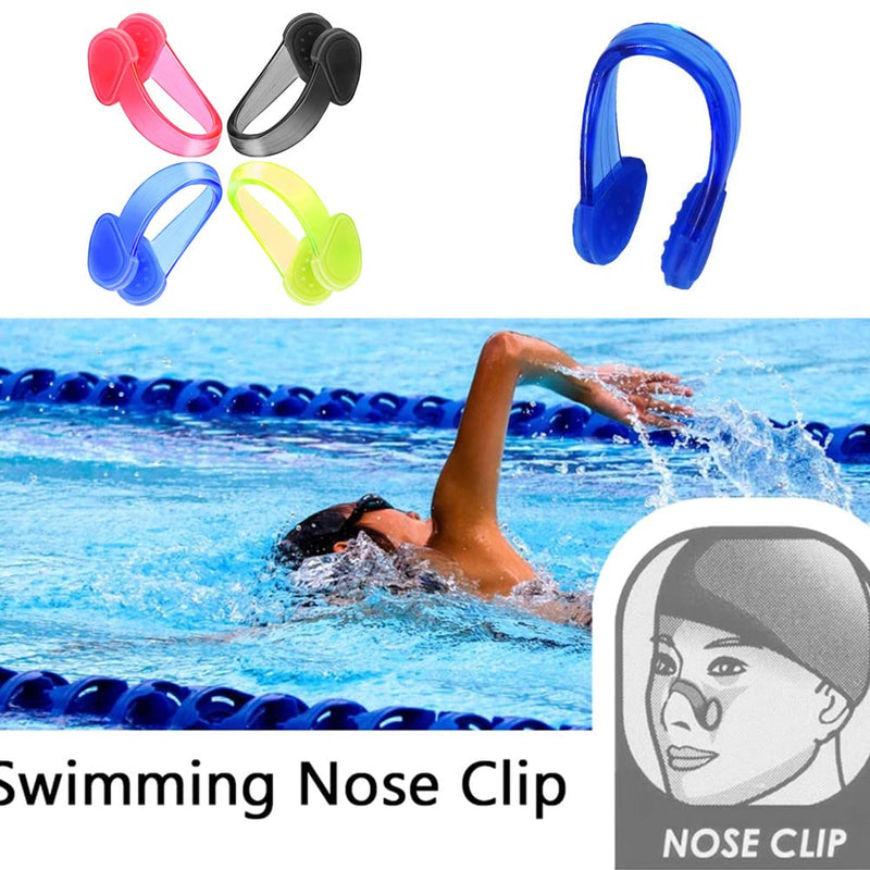 Silicone Waterproof Swimming Nose Clips for Kids, 4 Pack Waterproof Nose Plugs for Adults Children Pool - BeesActive Australia