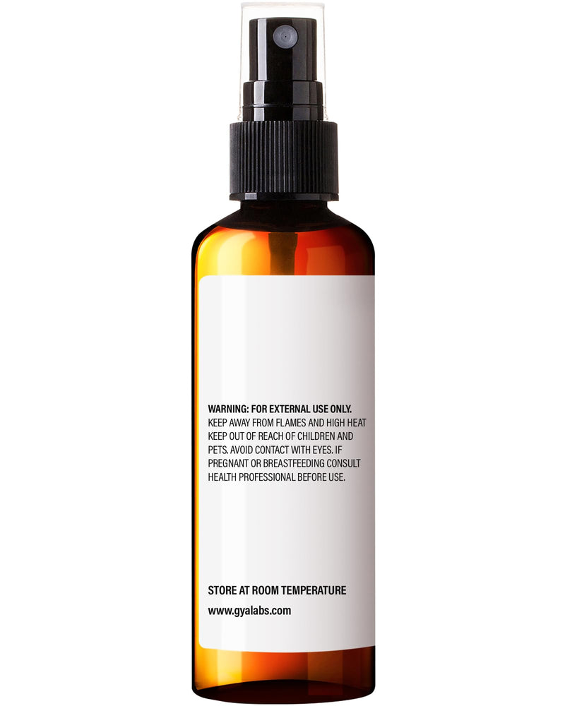 Gya Labs Lemongrass Spray for Outdoor Protection and Mood Balance - Body Mist for Sensitive Skin - Face Mist Spray to Uplift Mood - 100 Unrefined Essential Oil Spray for Skin Care - 100 ml Lemongrass (Hydrosol) - BeesActive Australia