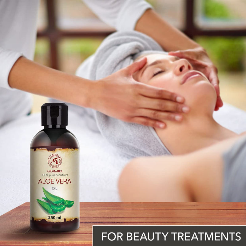 Pure Aloe Vera Oil 250ml - Aloe Barbadensis - Brasil - Skin - Face & Baby Oil - Aloe Vera Oils 250 ml (Pack of 1) - BeesActive Australia