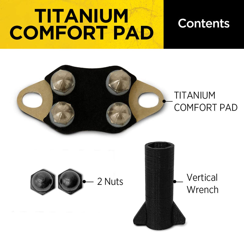 Dogtra Titanium Enhanced Contacts Comfort Pad for Dogtra Remote Dog Training eCollars Black - BeesActive Australia