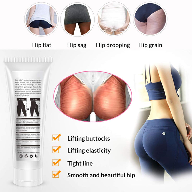 Hip Lift Up Cream ,Butt Enhancement Cream, Hip up Enlargement Enhancer Bigger Buttock Firm Massage Cream for Women Lady,3.52 oz/100g 3.52 oz/100g - BeesActive Australia