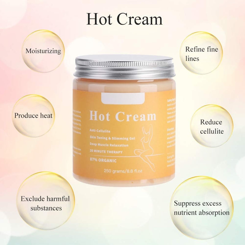 Hurrise Hot Massage Cream, Hot Cream Cellulite Oil, Body Massage Gel Fat Beauty/Beautymisc Cellulite Cream For Thighs, Legs, For Creams Abdomen, Arms And Buttocks - BeesActive Australia