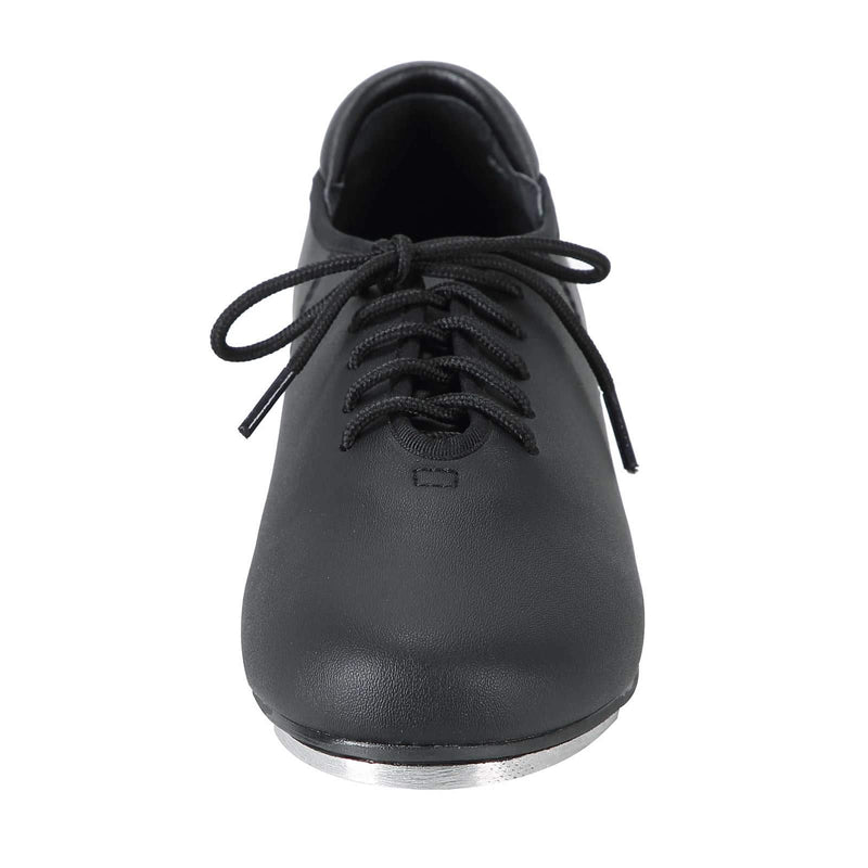 Linodes PU Leather Lace Up Tap Shoe Dance Shoes for Women and Men's Dance Shoes 4 Women/3 Men Black - BeesActive Australia