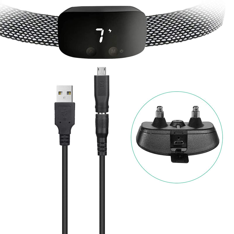 Shock Collar Charger Replacement for Petrainer PET998DBB, NBJU TC-001 and PATPET P-Collar 320 Training Collar,4 in 1 USB Charging Cable, Micro USB Adapter - BeesActive Australia