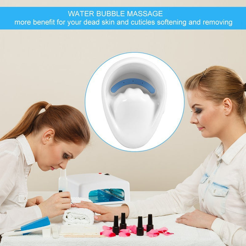 Jet Bubble Spa Massage Bowl for Nail Polish Remove, Dead Skin Softening Beauty Manicure Tool - BeesActive Australia