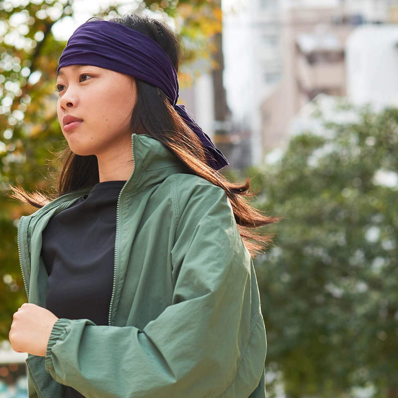 Mens Kundalini Headwrap Scarf Headband - Tied Headbands For Women Japanese Pirate Head Wrap Maroon - BeesActive Australia
