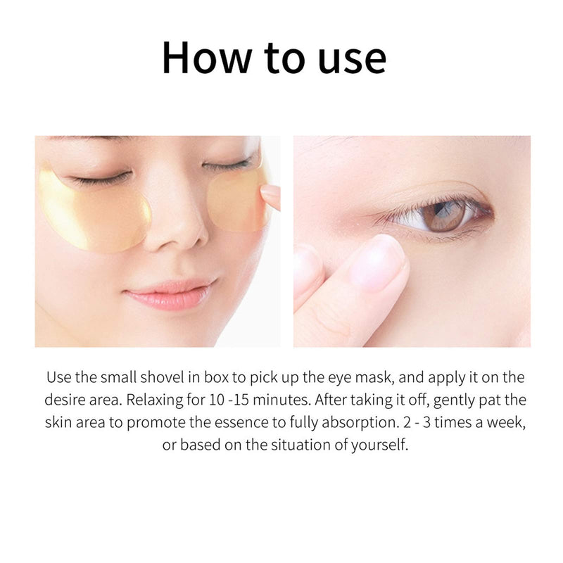 Collagen Under Eye Patches,Lady Hyaluronic Acid and Retinol Eye Mask For Puffy Eyes & Bags Moisturizing & Reducing Dark Circles Puffiness Wrinkles 60Pcs (Retinol) - BeesActive Australia