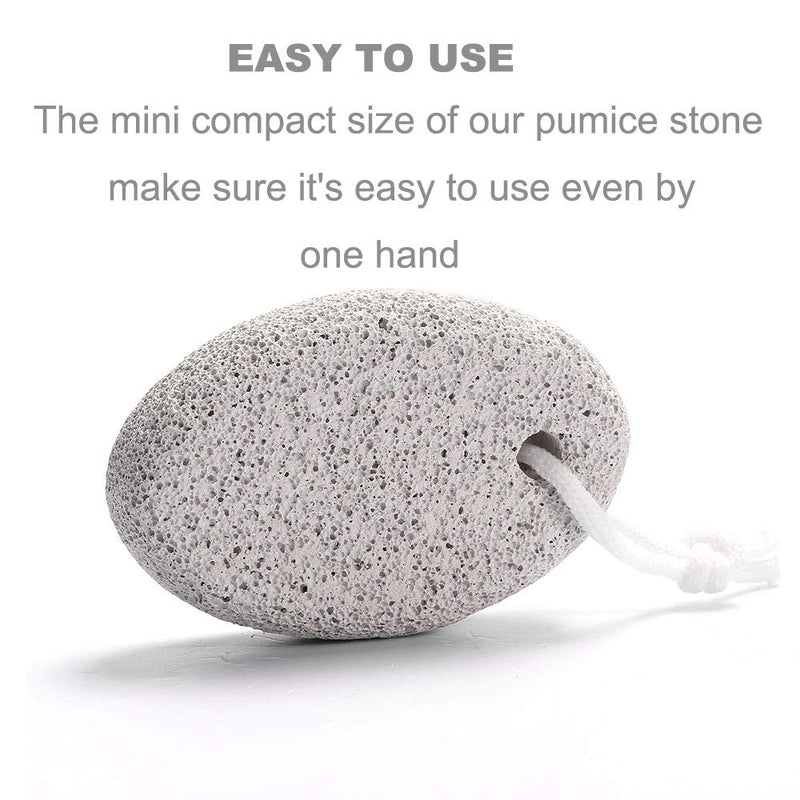 Natural Pumice Stone for Feet, Borogo 2-Pack Lava Pedicure Tools Hard Skin Callus Remover for Feet and Hands - Natural Foot File Exfoliation to Remove Dead Skin, Heels, Elbows, Hands - BeesActive Australia